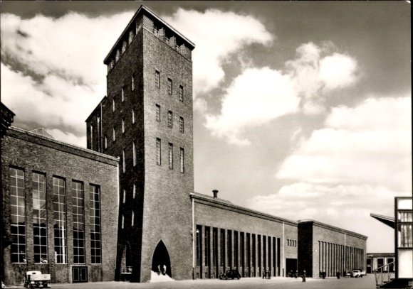 Postcard Berlin Neukölln, Berliner Kindl Brewery, Brewery