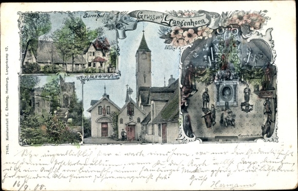 PC Hamburg North Langenhorn, Bärenhof, church, ruins, chapel