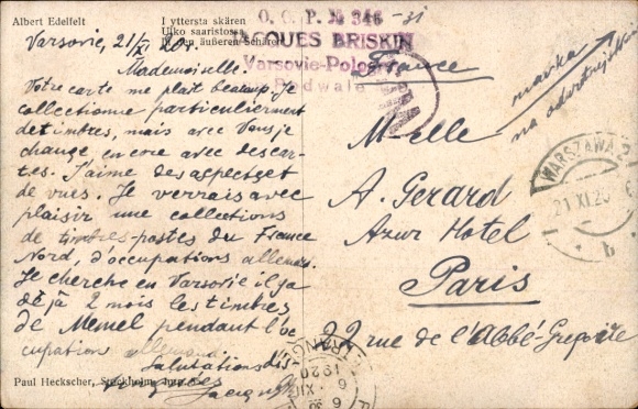 Artist Postcard Edelfelt, Albert, In the outer archipelago, sailor family