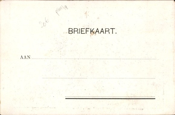 Postcard Egmond an Zee North Holland Netherlands, destruction, 6-7 January 1905