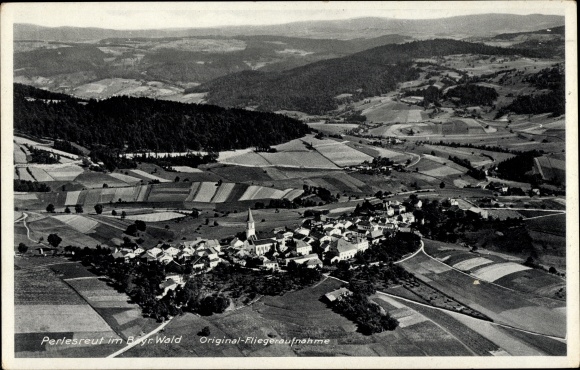 PC Perlesreut Lower Bavaria, aerial photo