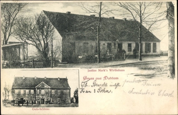 PC Berlin Zehlendorf Dahlem, tavern by Justine Mark, manor castle
