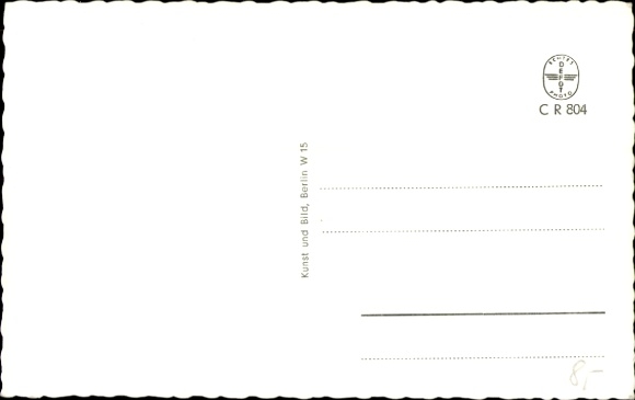 Postcard Berlin Neukölln Britz, Onkel-Bräsig-Straße