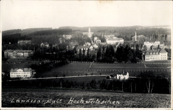 Ak Hochweitzschen Großweitzschen in Sachsen, Gesamtansicht, Landesanstalt