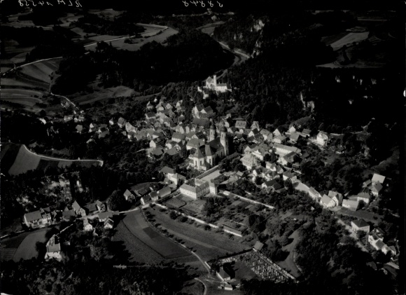 Photo Gößweinstein in Upper Franconia, aerial photograph