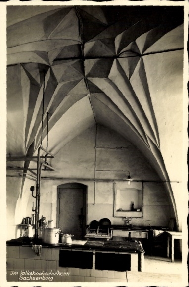 Foto Ak Sachsenburg im Kyffhäuserkreis Thüringen, Volkshochschulheim, Führerschulungslager 1933