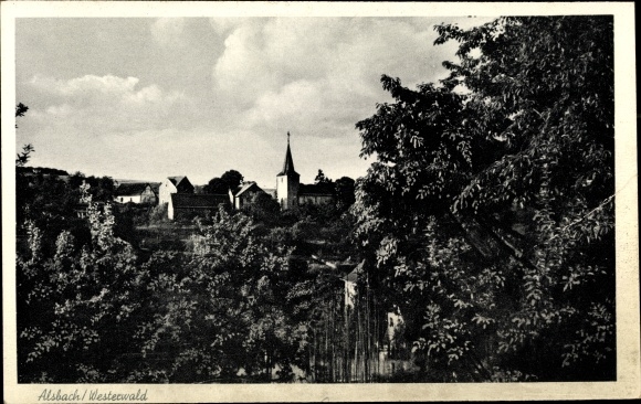 PC Alsbach in the Westerwald Rhineland Palatinate, partial view