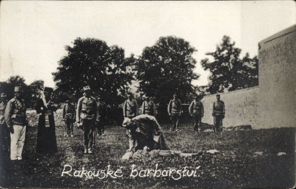 Photo PC Austrian barbarians, kuk soldiers, WWI