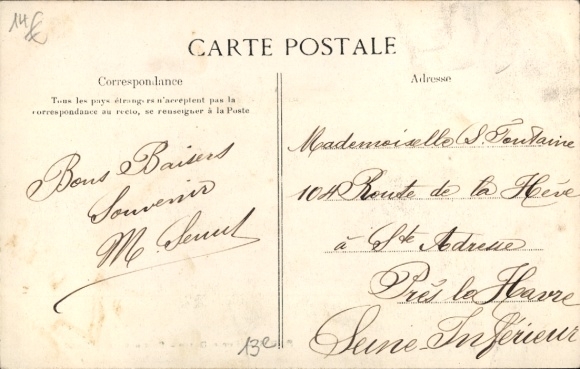 Ansichtkaart Parijs 13., Porte Doree