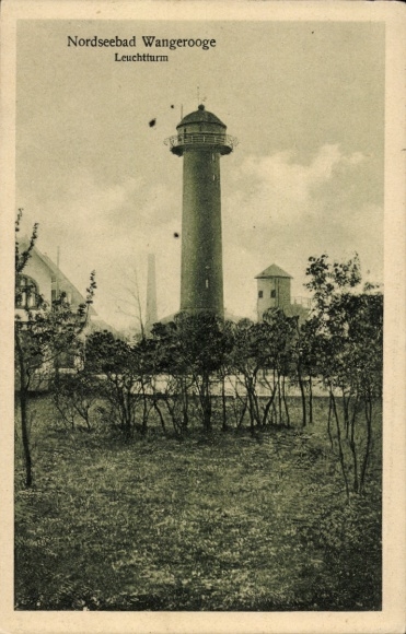 Ak Wangerooge in Friesland, Leuchtturm