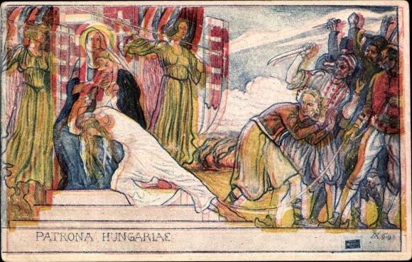 Artist PC Körösföi Kriesch, Patrona Hungarie