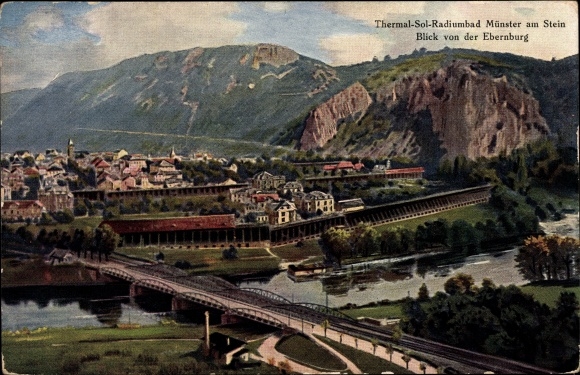 Artist PC Bad Münster am Stein, view from the Ebernburg