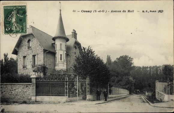 Ak Orsay Essonne, Avenue du Mail