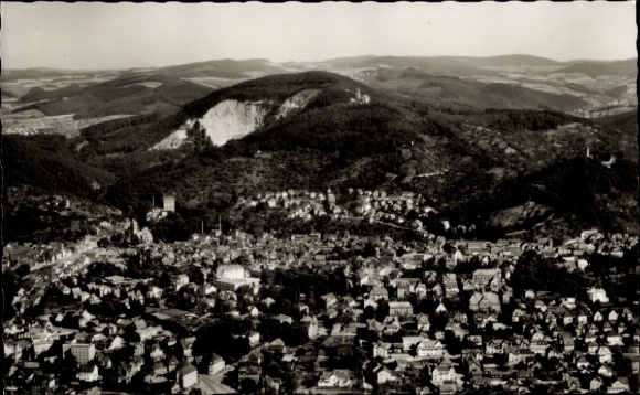 Postcard Weinheim an der Bergstraße Baden, aerial photograph