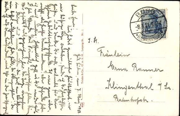 Postcard Burg near Magdeburg, Paradeplatz, Roland, Hotel