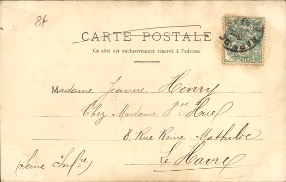Postcard Ouistreham Calvados, Le Canal