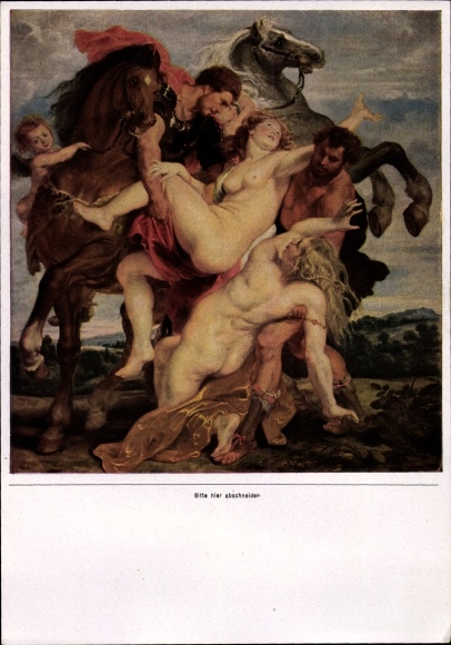 Collective picture The painting of the baroque, Peter Paul Rubens, The rape of the daughters of Leucippus
