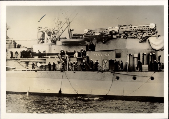 Photo H. Hoffmann, The British battleship Royal Oak, October 1939