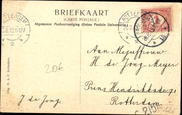 Passepartout Postcard Groningen Niederlande, Station, Bahnhof, Nederlandsche Posterijen