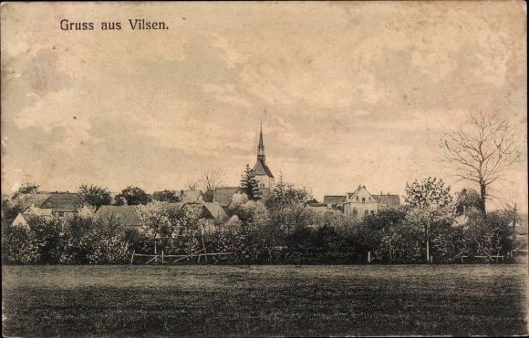 Postcard Bruchhausen Vilsen Lower Saxony, view of the town