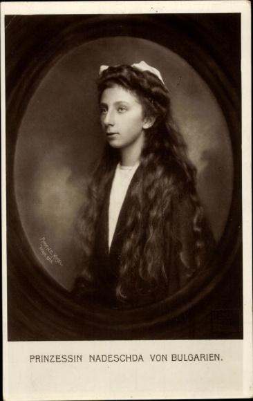 Artist Postcard Princess Nadezhda of Bulgaria