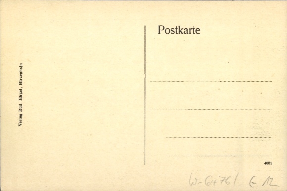 Postcard Hirzenhain in Hesse, general view