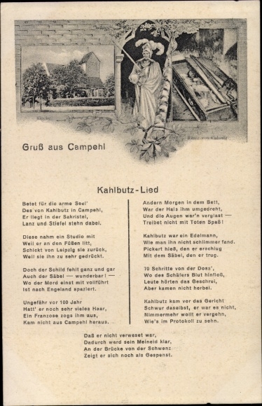 Song Postcard Kampehl Neustadt Dosse, Kahlbutz song