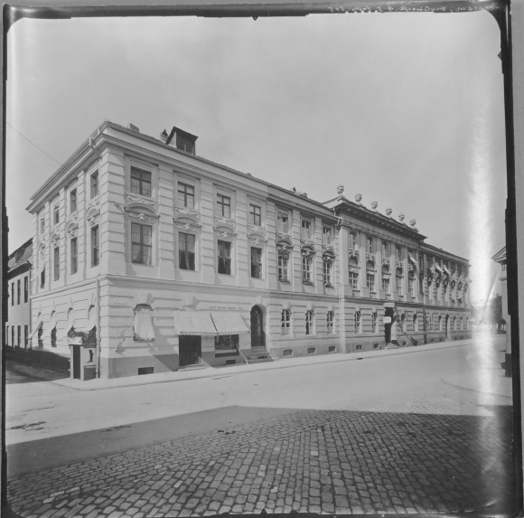 Photo Potsdam, 1912, Albrecht Meydenbauer, cigar shop, Berliner Straße 4-5, photogrammetry