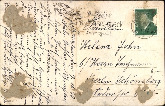 Postcard Wrocław Breslau in Schlesien, Stadttheater, newspaper Berliner Morgenpost