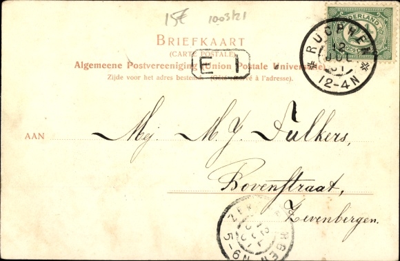 Postcard &#39;s Hertogenbosch Nordbrabant Niederlande, Stationsstraat