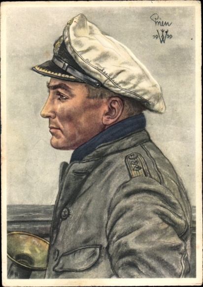 Artist PC Willrich, Wolfgang, Lieutenant Günther Prien, Knight&#39;s Cross recipient, VDA