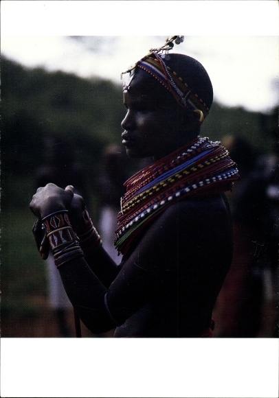 Ak Kenia, Maasai, portret