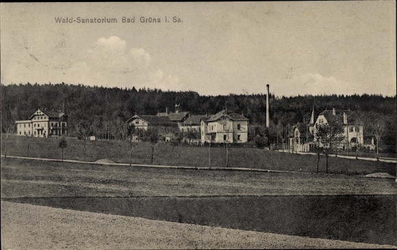 Ak Grüna Chemnitz Sachsen, Waldsanatorium