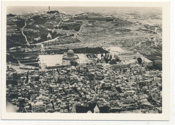 Collecting picture Zeppelin world trips Picture 235, Egypt trip 1931, Jerusalem, Omar mosque