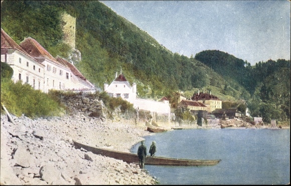 PC Sarmingstein St Nikola on the Danube Upper Austria, riverside