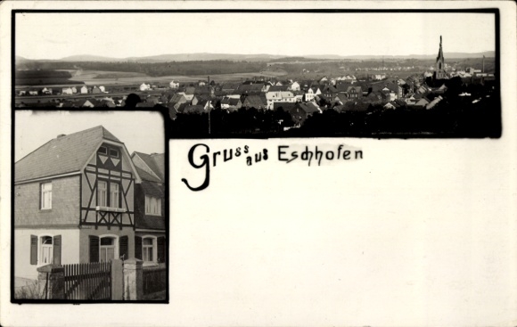 Ak Eschhofen Limburg an der Lahn, Gesamtansicht