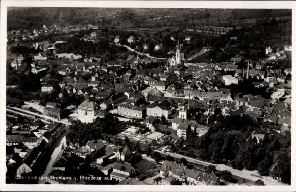 KP Emmendingen im Breisgau Baden, zdjęcie lotnicze