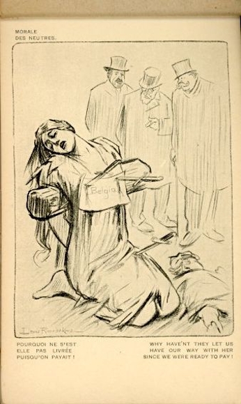 21 old artists PC Dessins d'un Meutre, Louis Raemaekers, in the appropriate booklet, various views