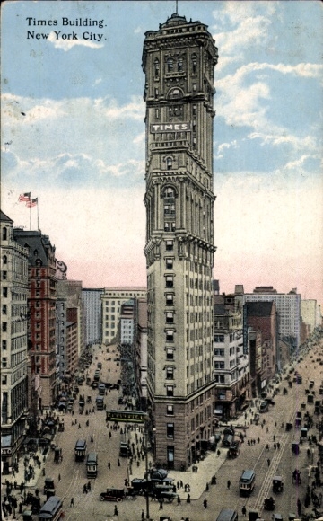 Ak New York City USA, Times Building