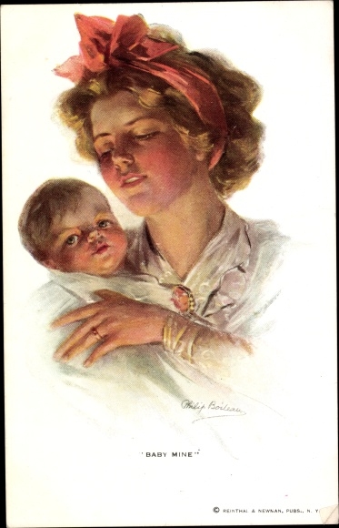 Artist PC Boileau, Philip, Baby Mine, mother with baby
