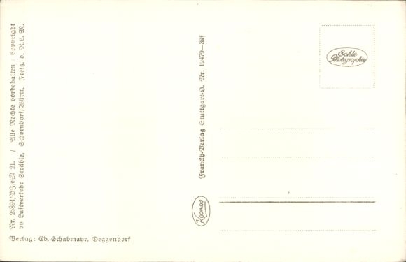 Postcard Deggendorf in the Bavarian Forest Lower Bavaria, aerial photograph