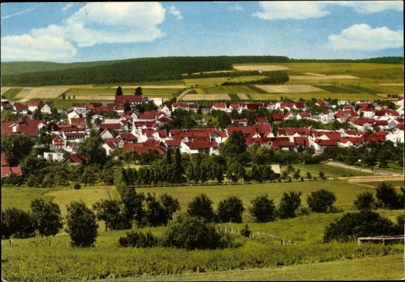Postcard Friedewald in Hesse, Panorama