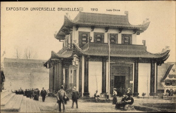 KP Bruxelles Bruksela, Exposition Universelle 1910, Indochiny
