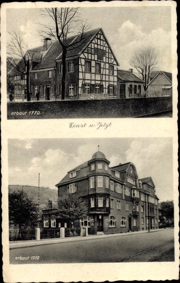 Ak Milspe Ennepetal Westfalen, Restaurant zur Oede, eigenaar H. Dörnen, ooit 1770 nu 1912