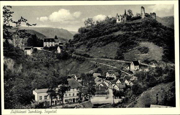 PC Isenburg Neuwied Palatinate, Sayntal, local section, castle ruins