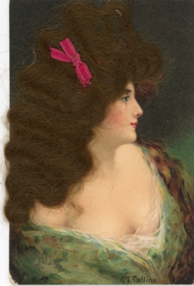 Artysta fryzur KP GF Collins, portret kobiety