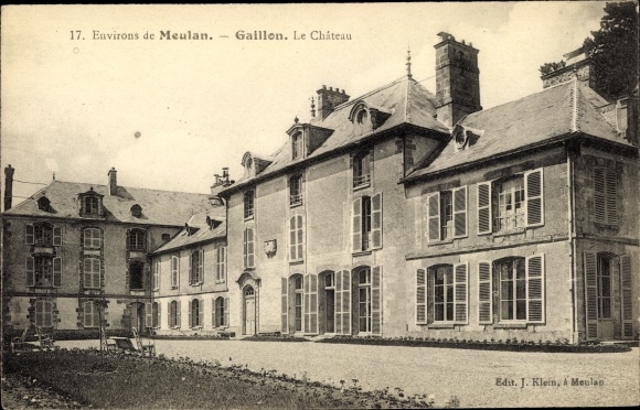 Ak Gaillon Eure, Le Chateau