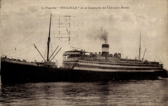 Ak-stoomboot Foucauld, Compagnie des Chargeurs Reunis