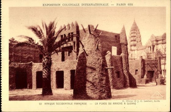 Set von 75 Ansichtskarten, Weltausstellung Paris, 1900, 1937