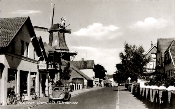 Postcard Varel in Oldenburg Jadebusen, Mühlenstraße